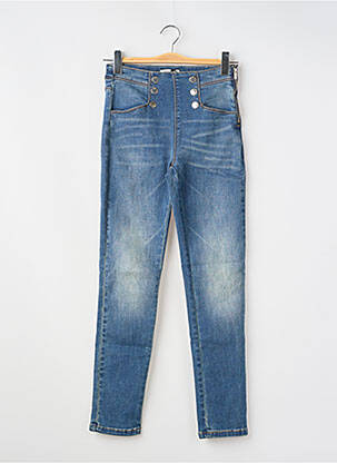 Jeans skinny taille normale taille normale bleu MORGAN femme