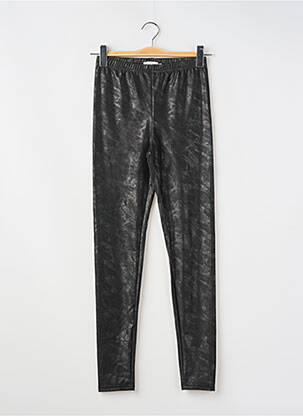 Legging tissage simili-cuir taille normale noir MOLLY BRACKEN femme