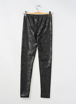Legging tissage simili-cuir taille normale noir MOLLY BRACKEN femme