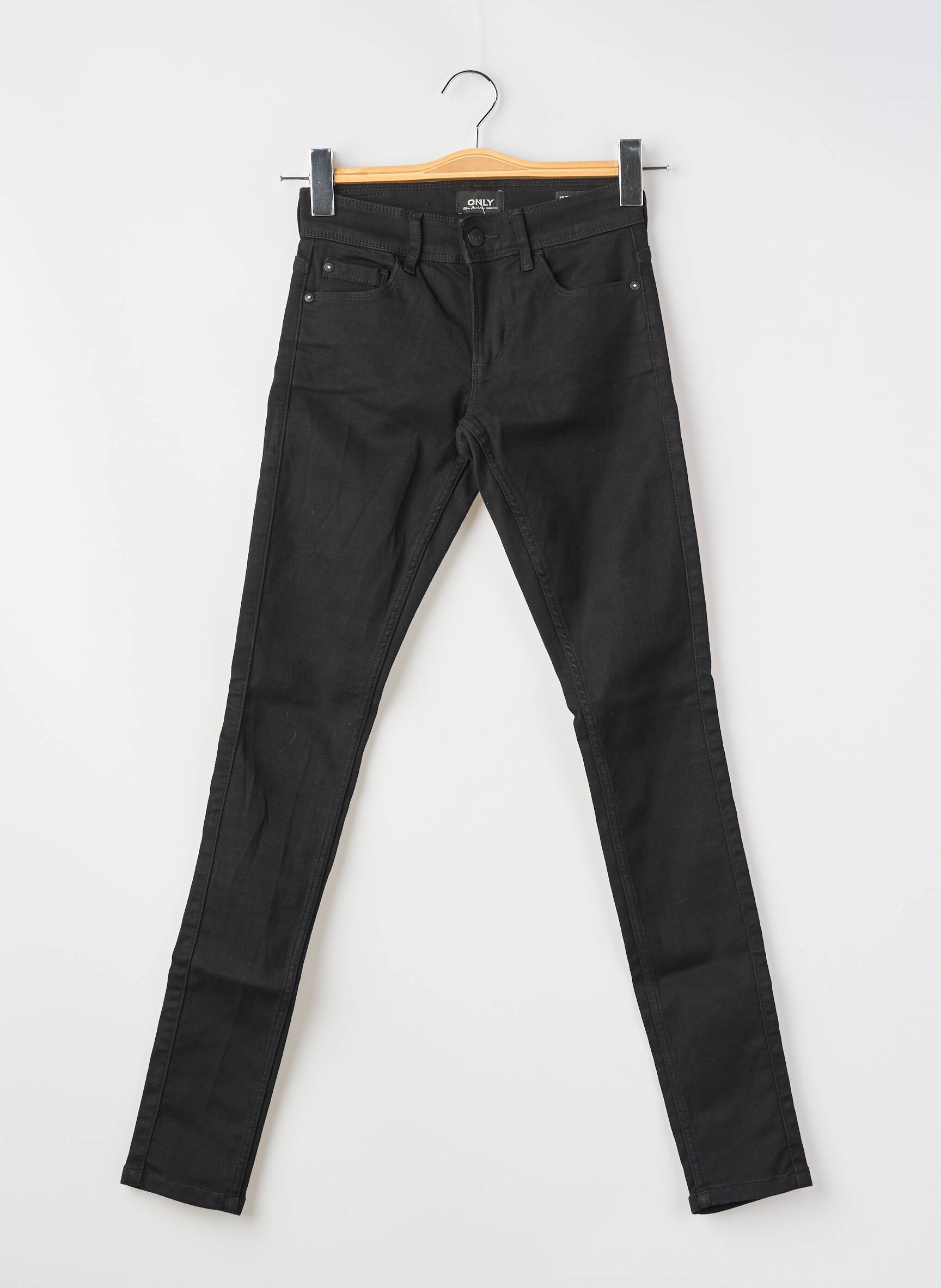 Jeans skinny taille normale taille normale noir ONLY femme