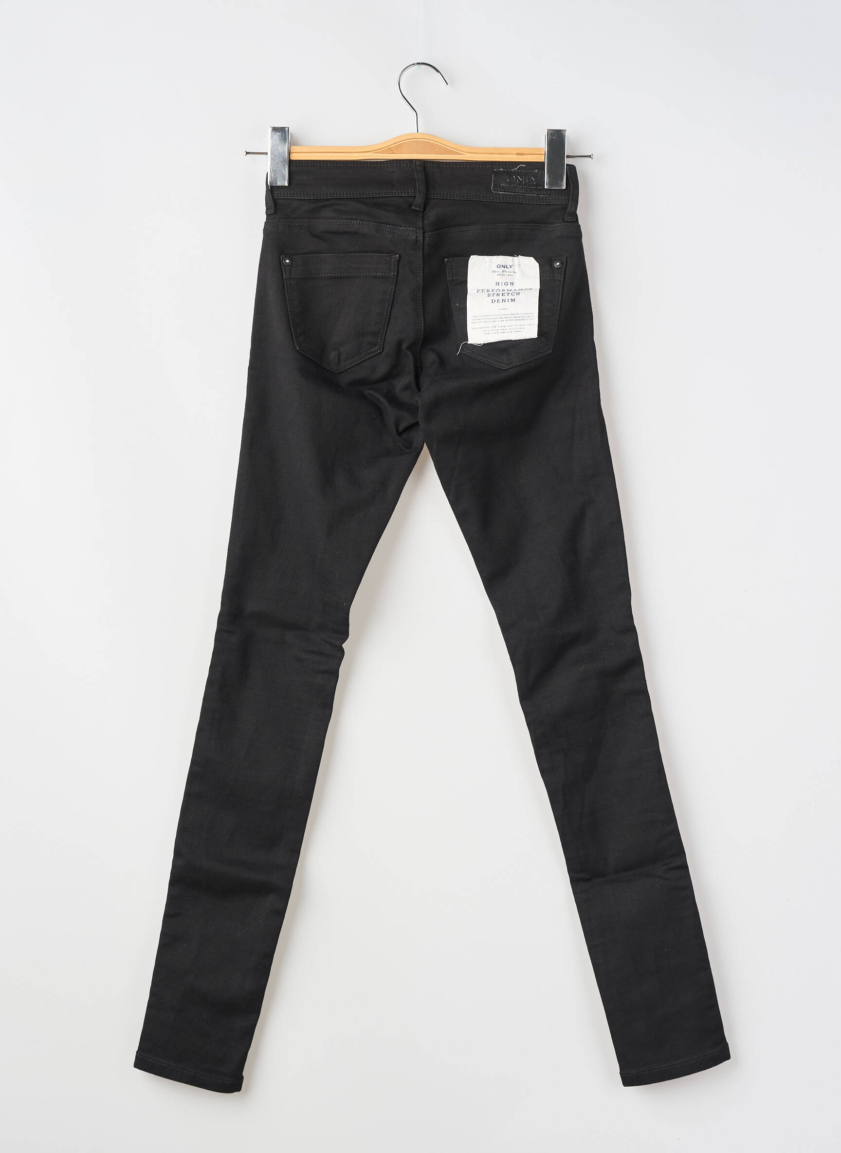 Jeans skinny taille normale taille normale noir ONLY femme