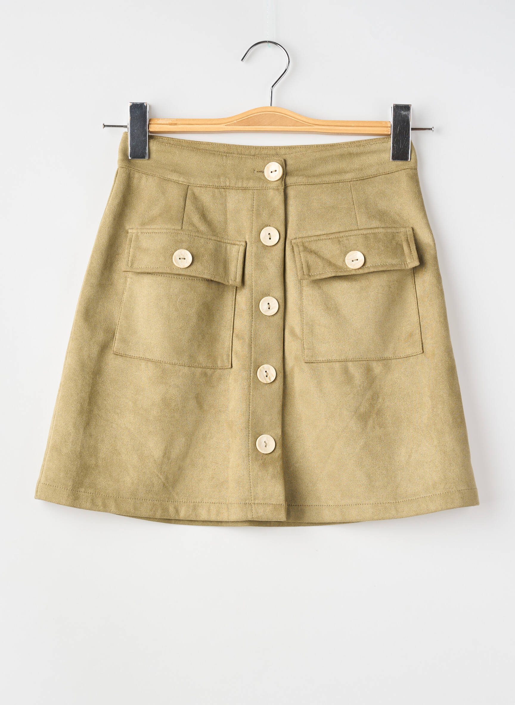 Jupe courte poches vert TIFFOSI femme