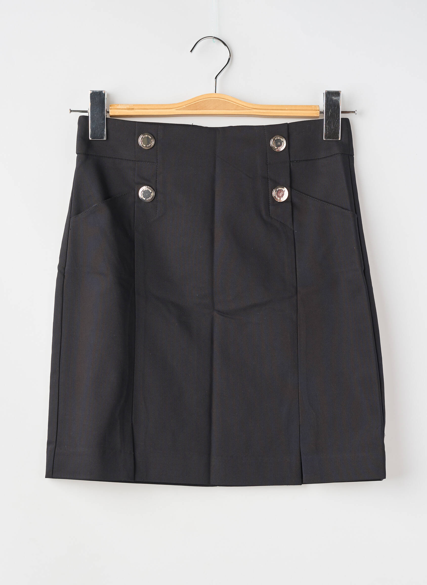 Jupe courte poches noir MORGAN femme