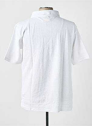 Polo coupe droite manches courtes blanc GWEN & BLACK homme