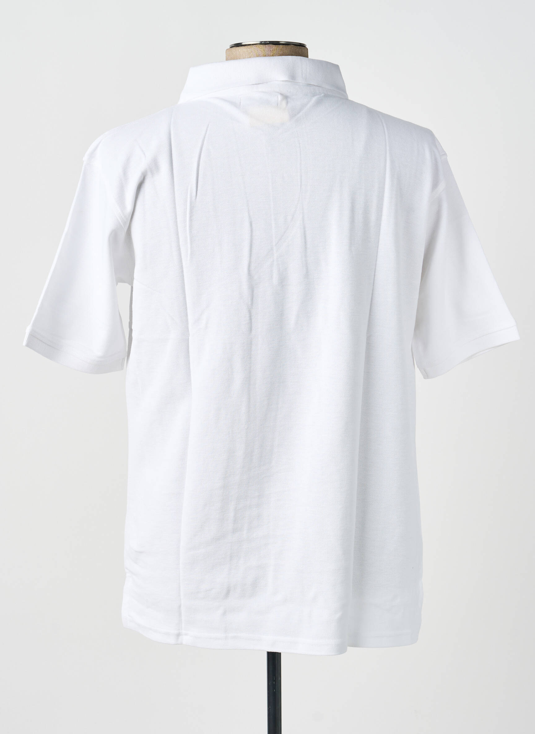 Polo coupe droite manches courtes blanc GWEN & BLACK homme