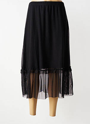 Jupe longue coupe droite noir G!OZE femme