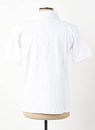 Polo coupe droite manches courtes blanc GWEN & BLACK homme