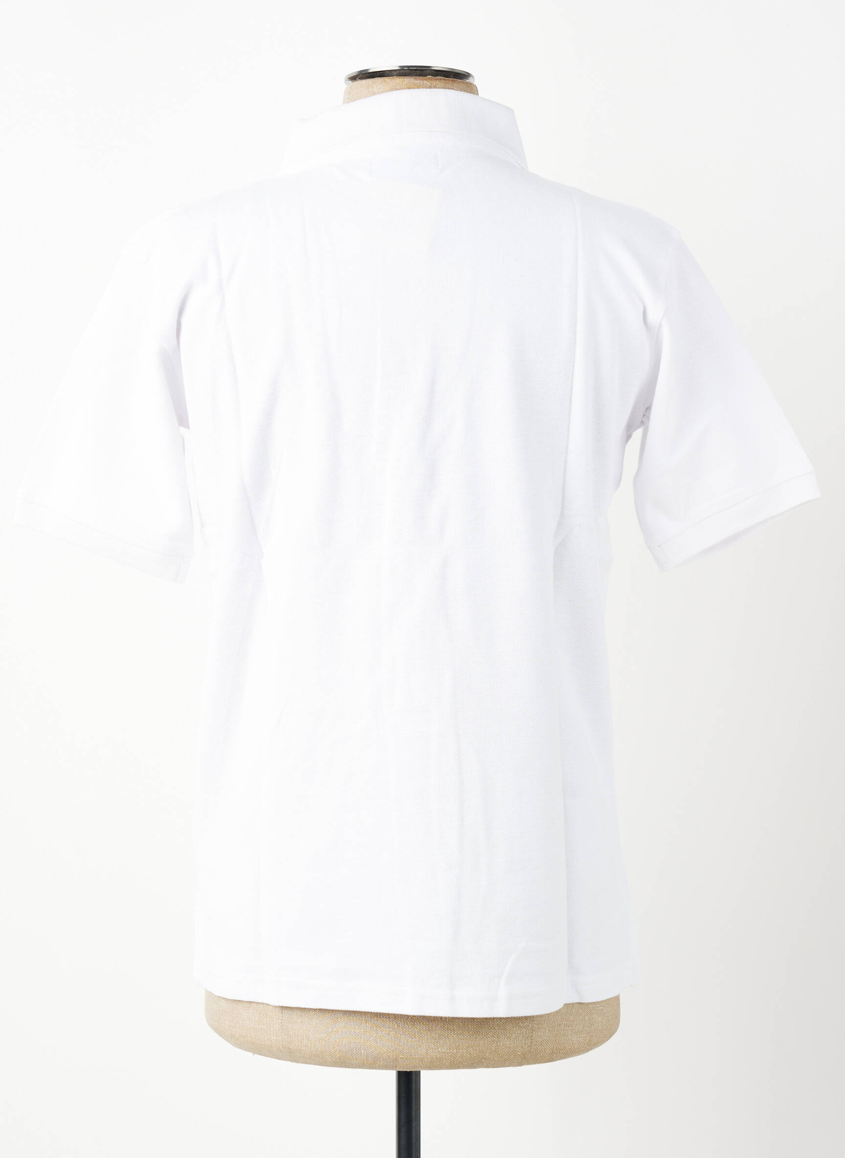 Polo coupe droite manches courtes blanc GWEN & BLACK homme