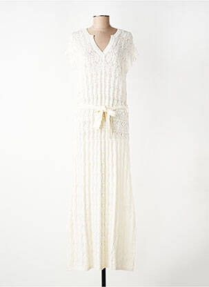 Robe de plage coupe cintrée beige C'EST BEAU LA VIE femme