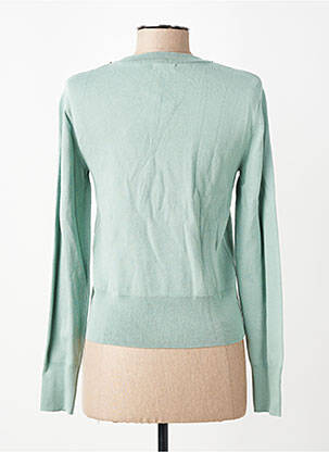 Pull coupe cintrée manches longues vert TIFFOSI femme