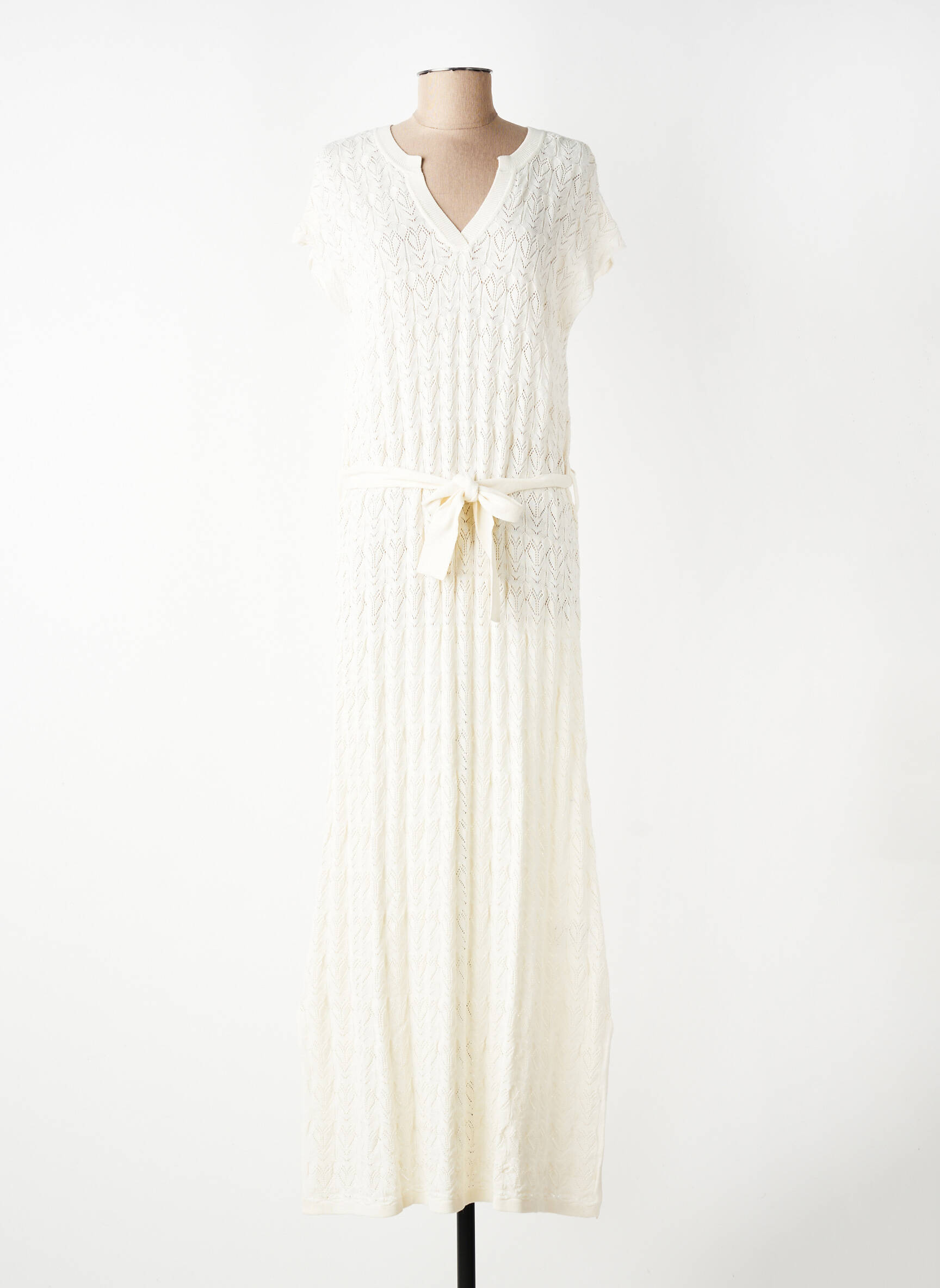 Robe de plage coupe cintrée beige C'EST BEAU LA VIE femme
