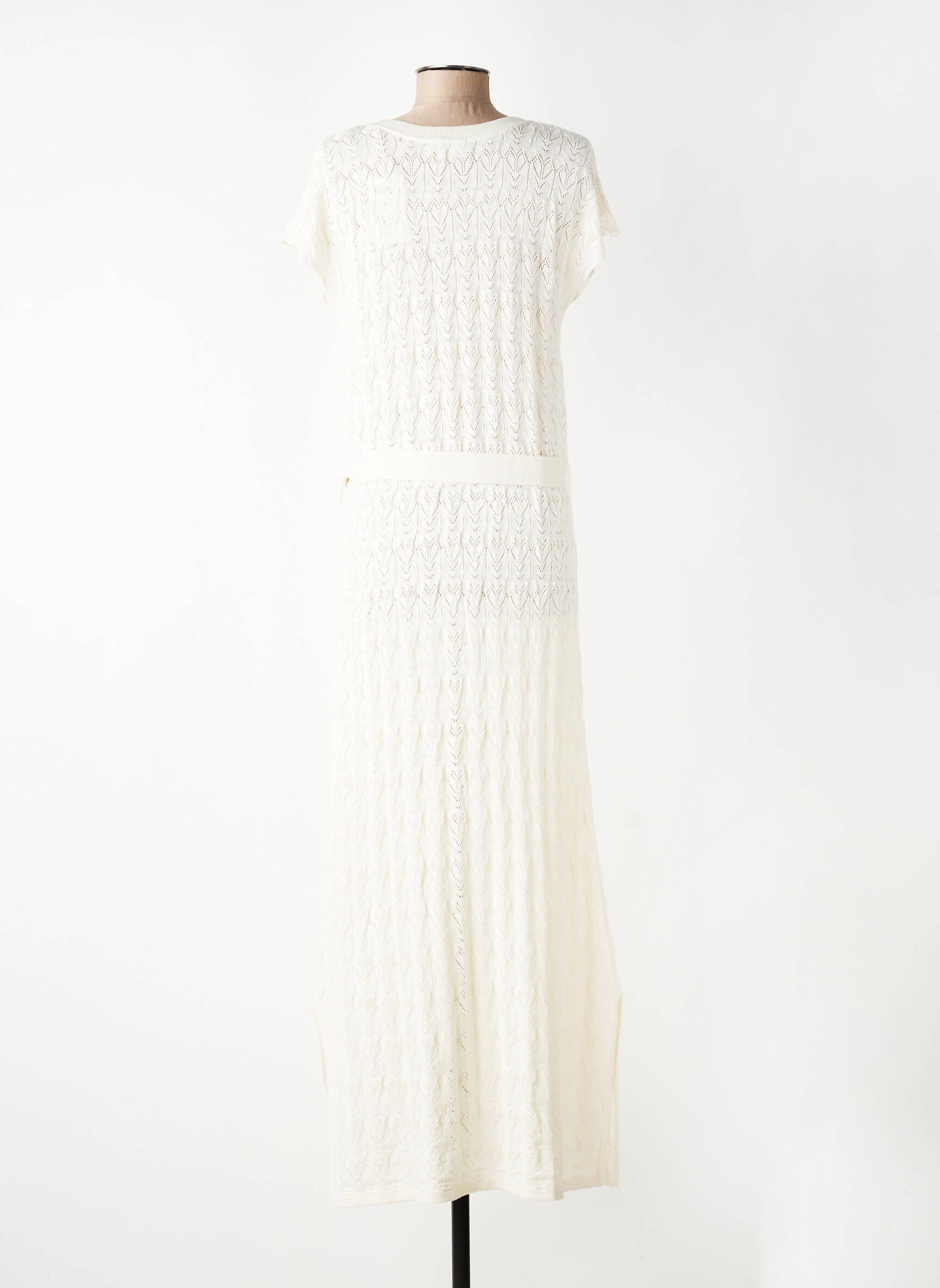 Robe de plage coupe cintrée beige C'EST BEAU LA VIE femme