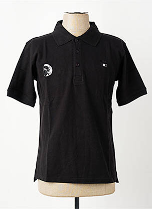 Polo coupe droite manches courtes noir GWEN & BLACK homme