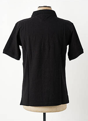 Polo coupe droite manches courtes noir GWEN & BLACK homme