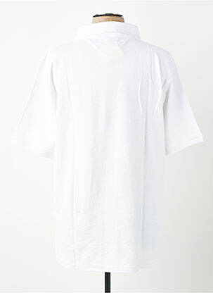 Polo coupe droite manches courtes blanc GWEN & BLACK homme