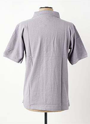 Polo coupe droite manches courtes gris GWEN & BLACK homme