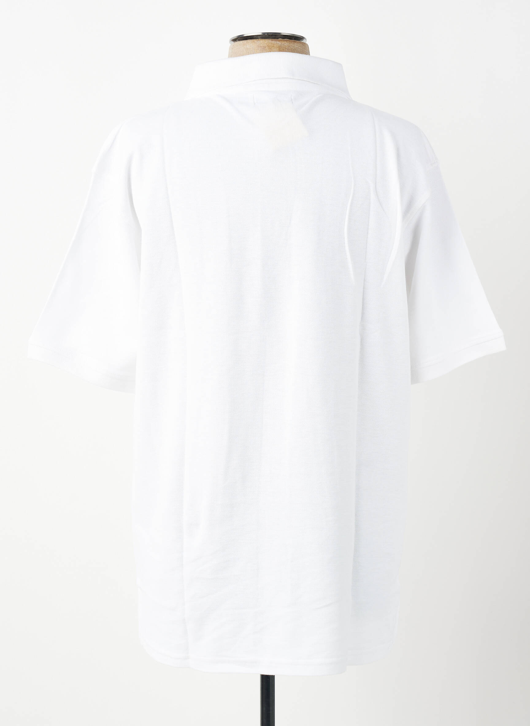 Polo coupe droite manches courtes blanc GWEN & BLACK homme