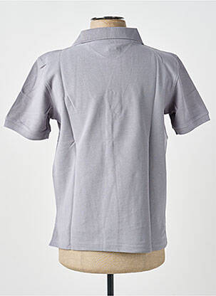 Polo coupe droite manches courtes gris GWEN & BLACK homme