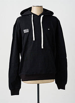 Sweat-shirt à capuche manches longues manches longues noir GWEN & BLACK homme