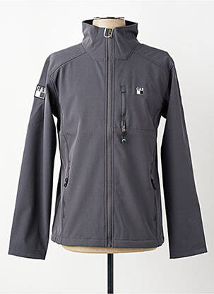 Veste casual coupe droite gris GWEN & BLACK homme