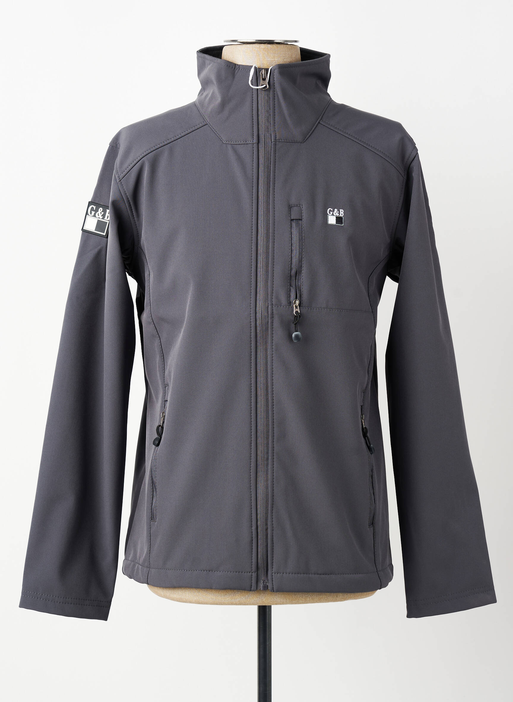 Veste casual coupe droite gris GWEN & BLACK homme