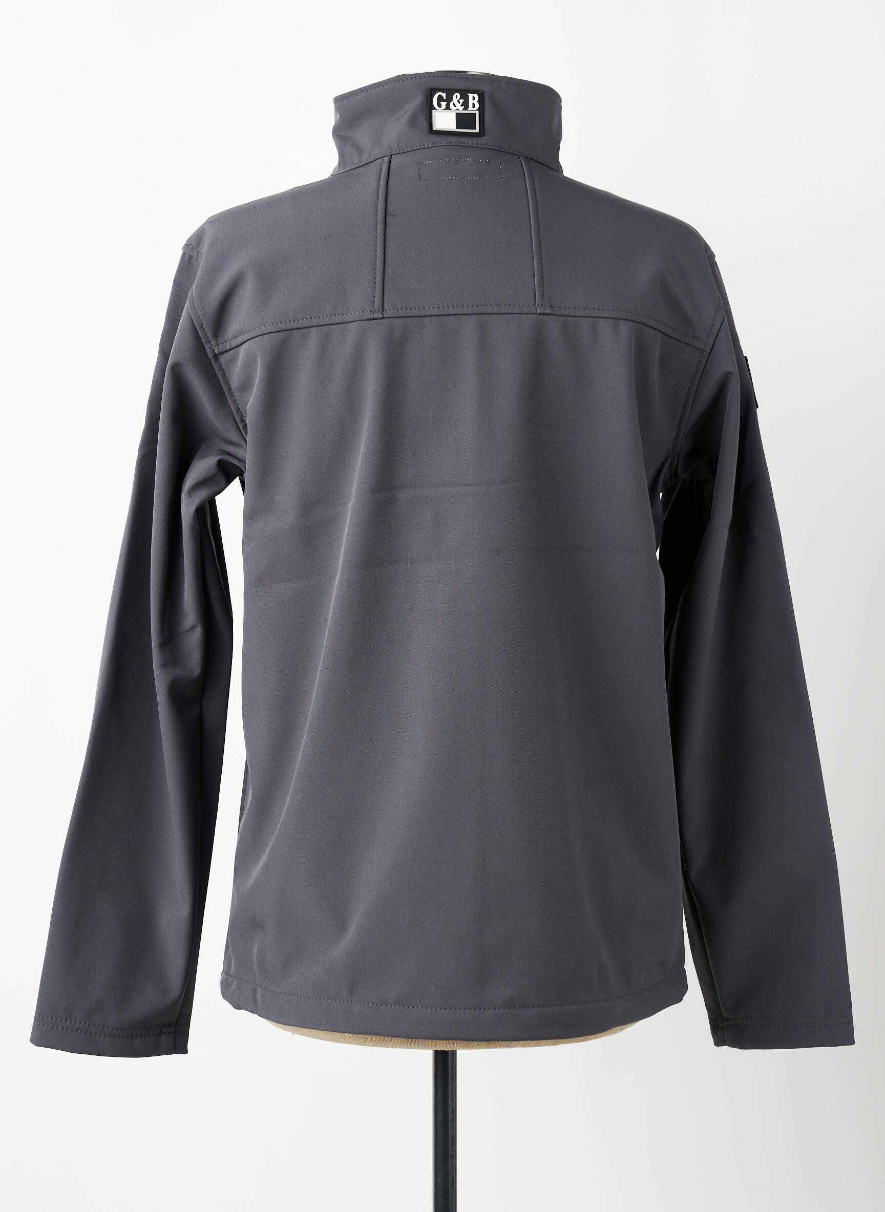 Veste casual coupe droite gris GWEN & BLACK homme