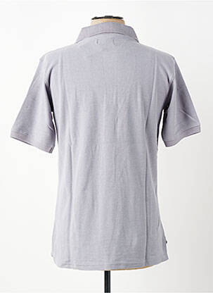 Polo coupe droite manches courtes gris GWEN & BLACK homme