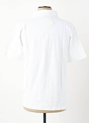 Polo coupe droite manches courtes blanc GWEN & BLACK homme