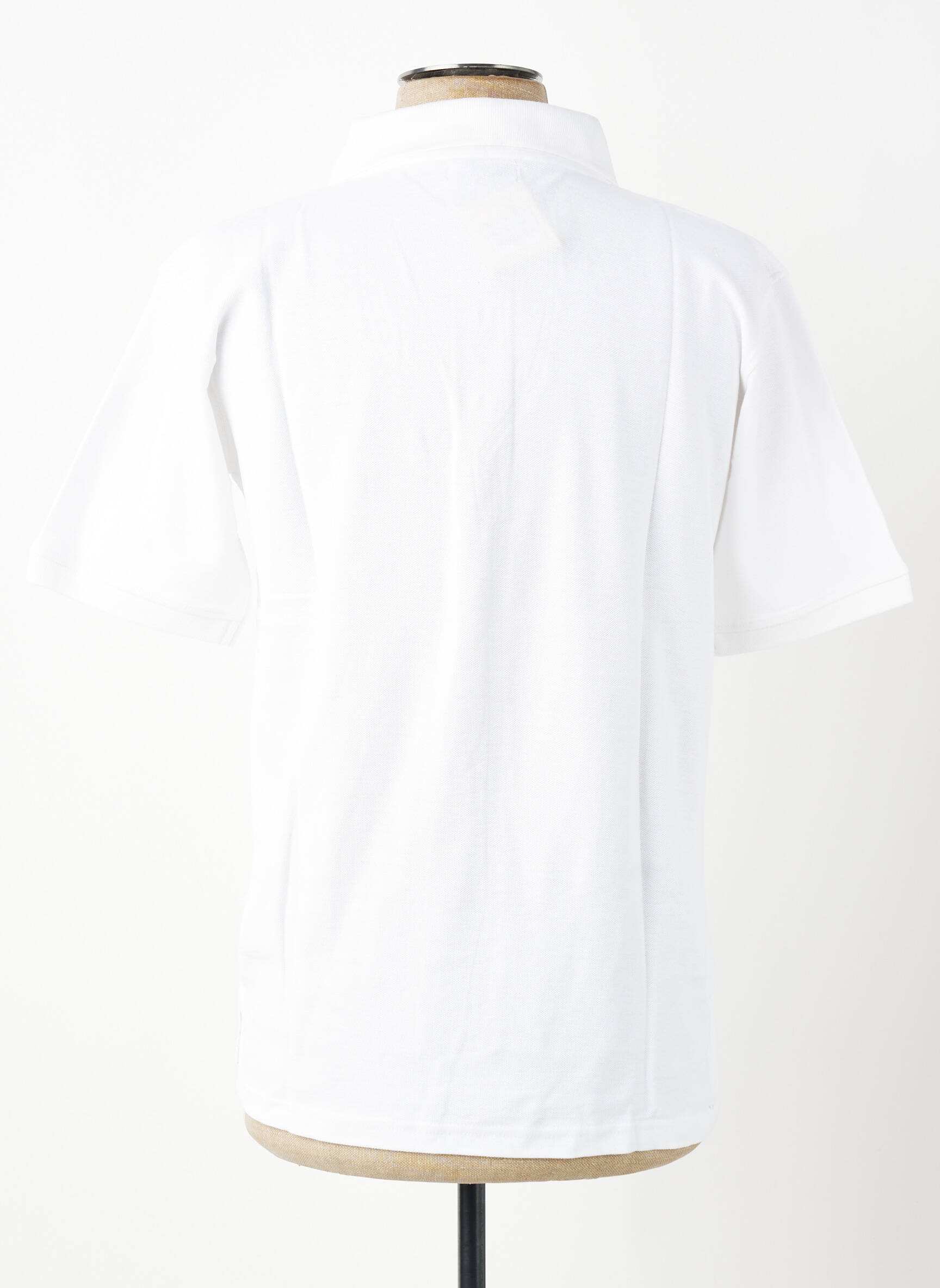 Polo coupe droite manches courtes blanc GWEN & BLACK homme