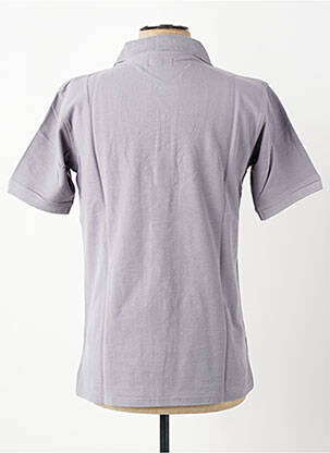 Polo coupe droite manches courtes gris GWEN & BLACK homme