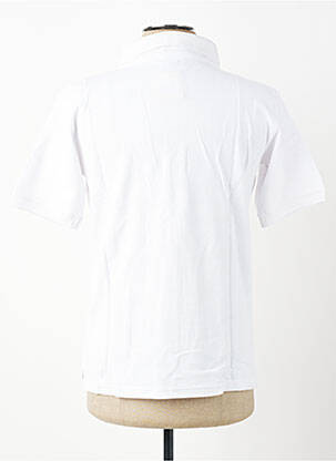 Polo coupe droite manches courtes blanc GWEN & BLACK homme