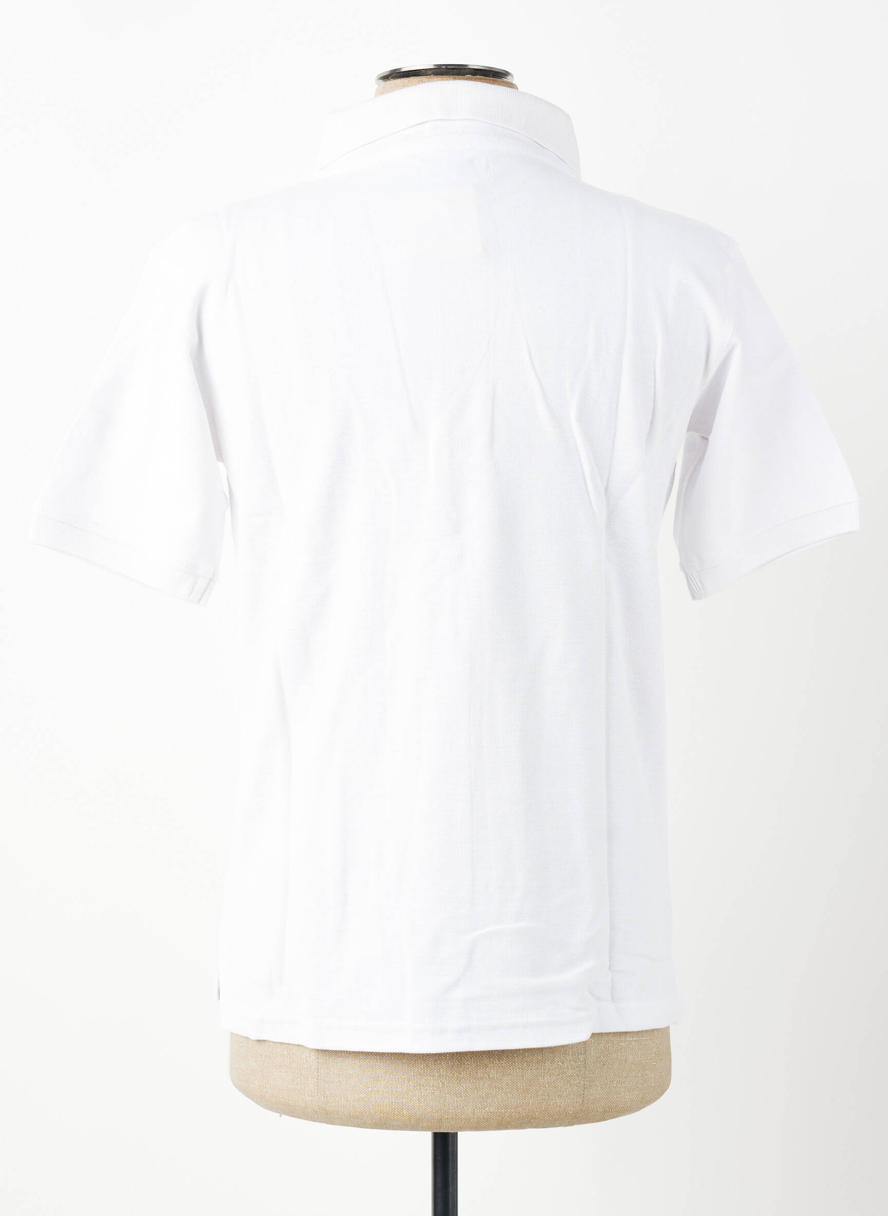 Polo coupe droite manches courtes blanc GWEN & BLACK homme