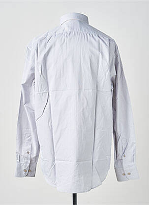 Chemise manches longues imprimé rayures gris ARMORIAL homme