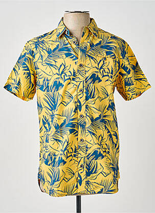 Chemise manches courtes poches jaune PETROL INDUSTRIES homme