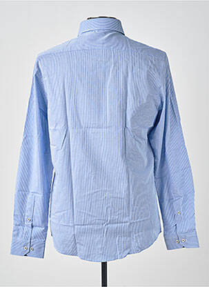 Chemise manches longues coupe cintrée bleu REDMOND homme