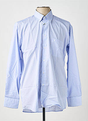 Chemise manches longues imprimé rayures bleu BANDE ORIGINALE homme