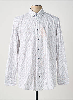 Chemise manches longues imprimé fantaisie bleu REDMOND homme