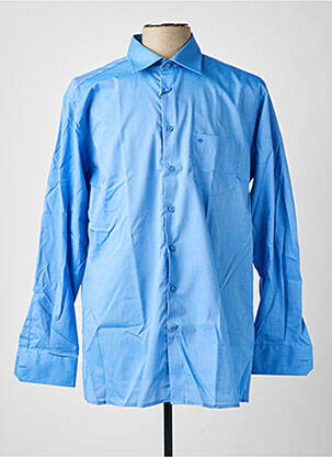 Chemise manches longues poches bleu JUPITER homme