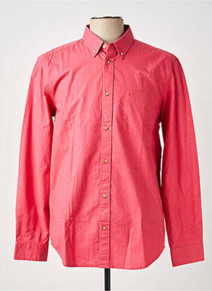 Chemise manches longues poches rouge WRANGLER homme