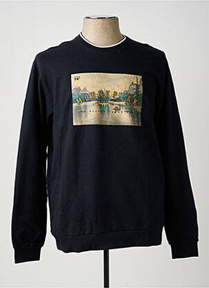 Sweat-shirt stretch manches longues bleu TIFFOSI homme