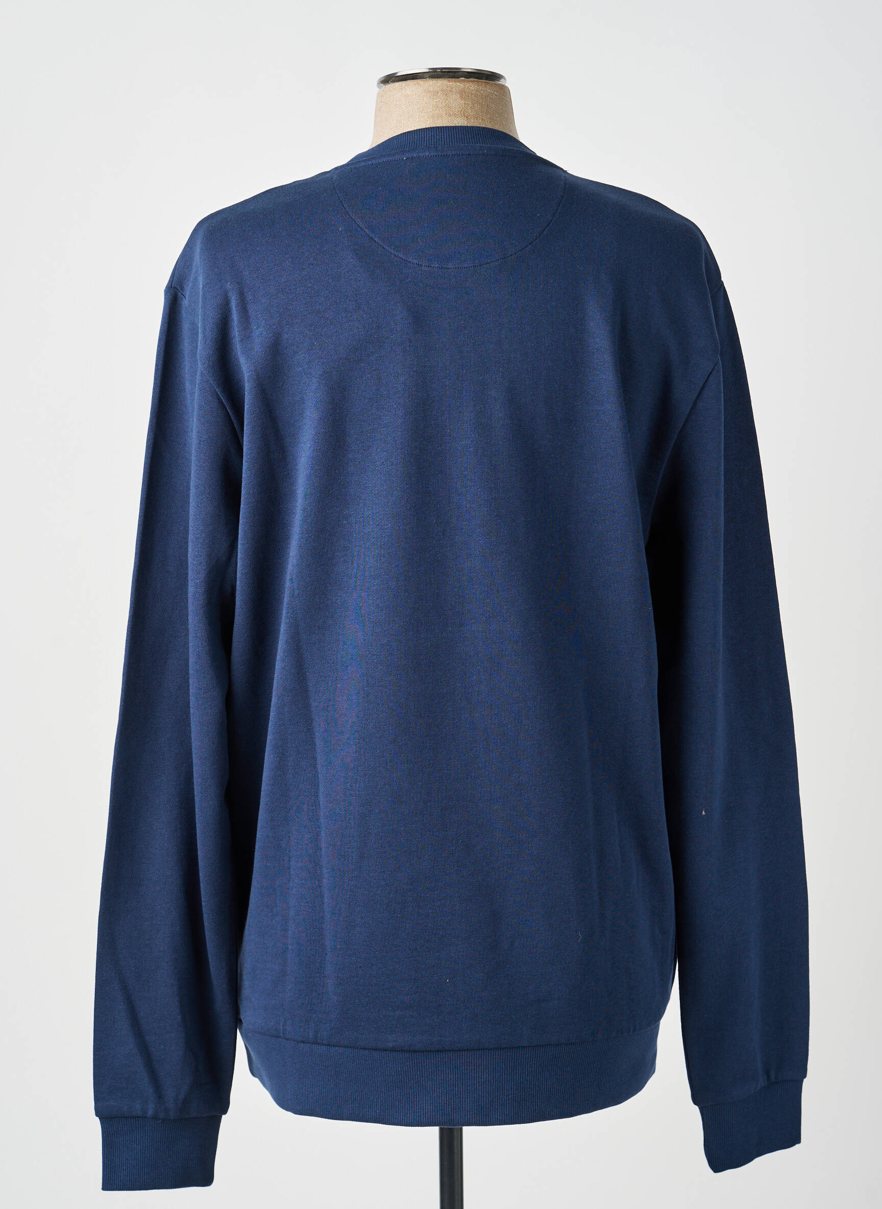 Sweat-shirt tissage jersey manches longues bleu TIFFOSI homme