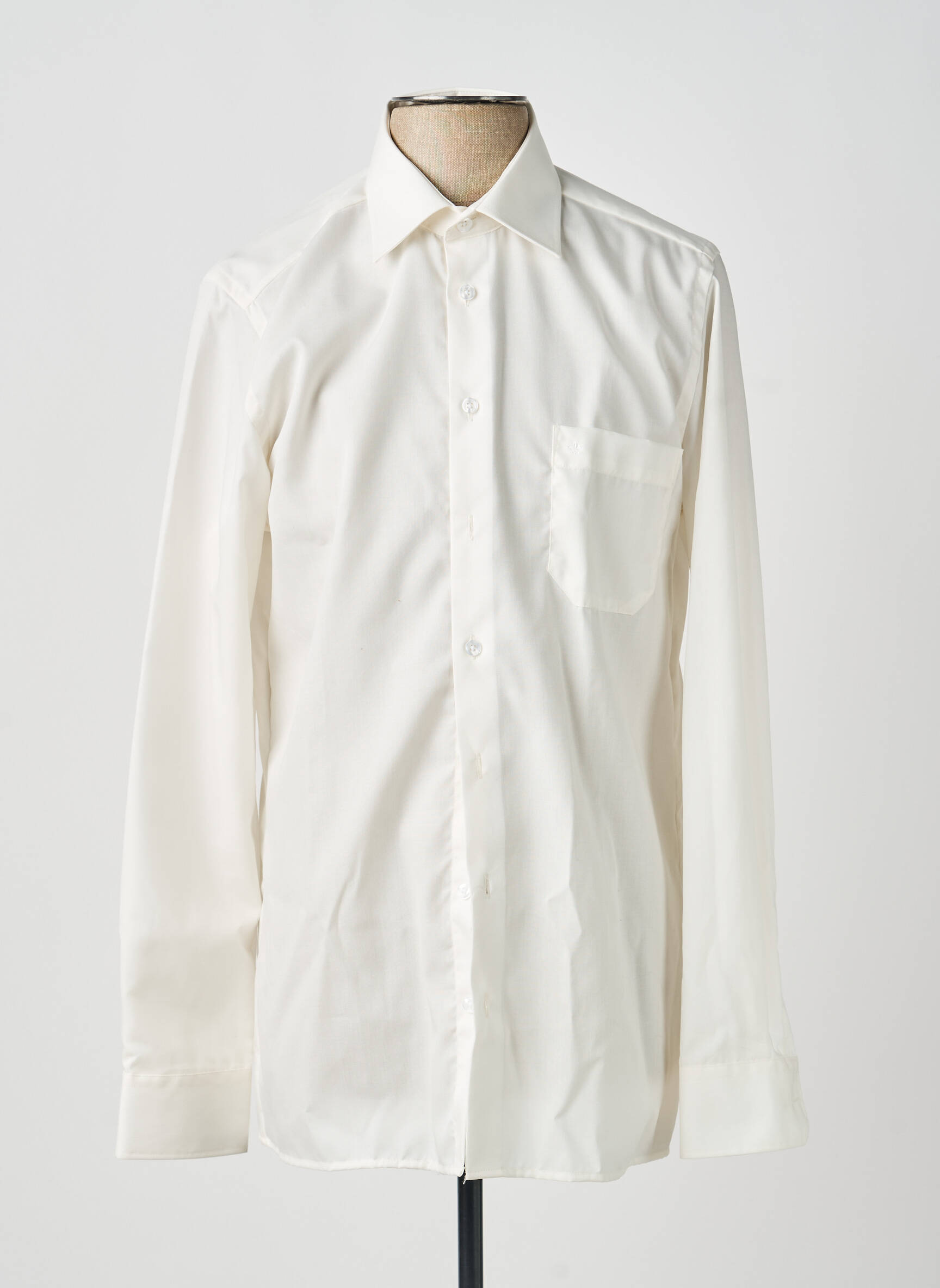 Chemise manches longues poches beige JUPITER homme