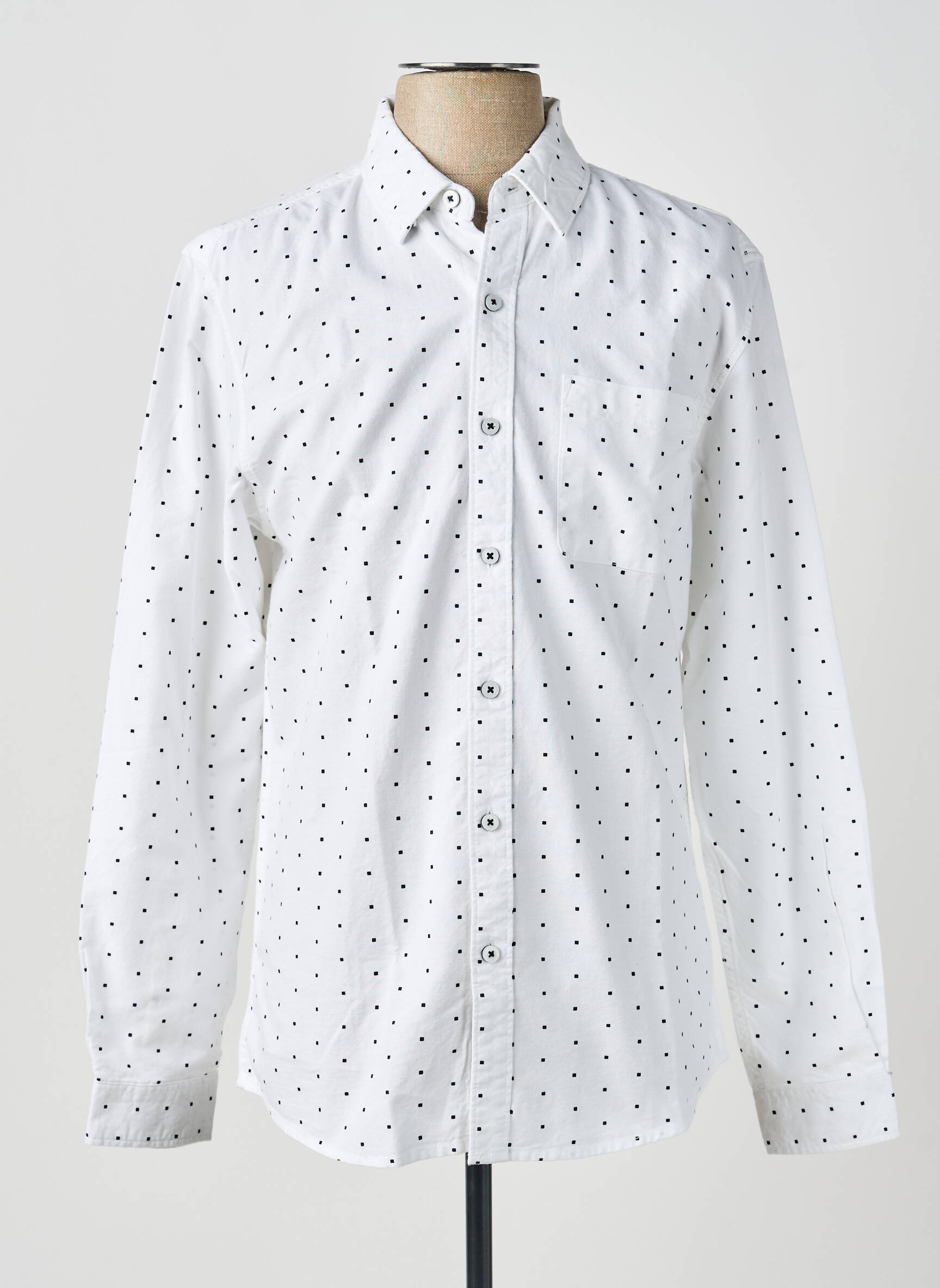 Chemise manches longues poches blanc TIFFOSI homme