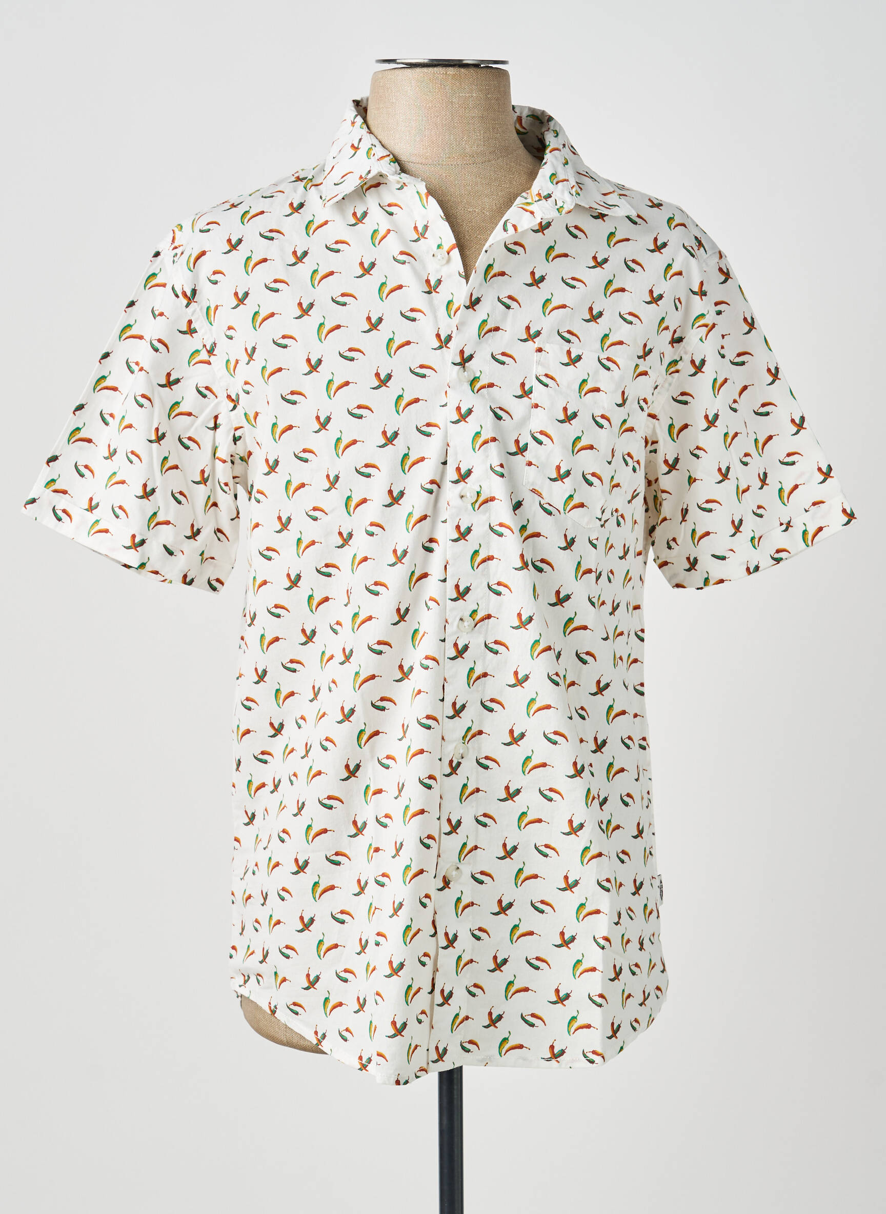 Chemise manches courtes poches blanc LEE COOPER homme