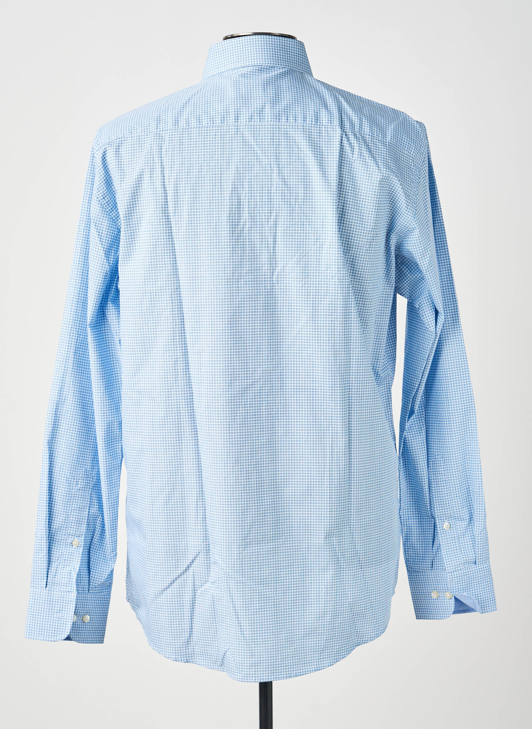Chemise manches longues poches bleu REDMOND homme