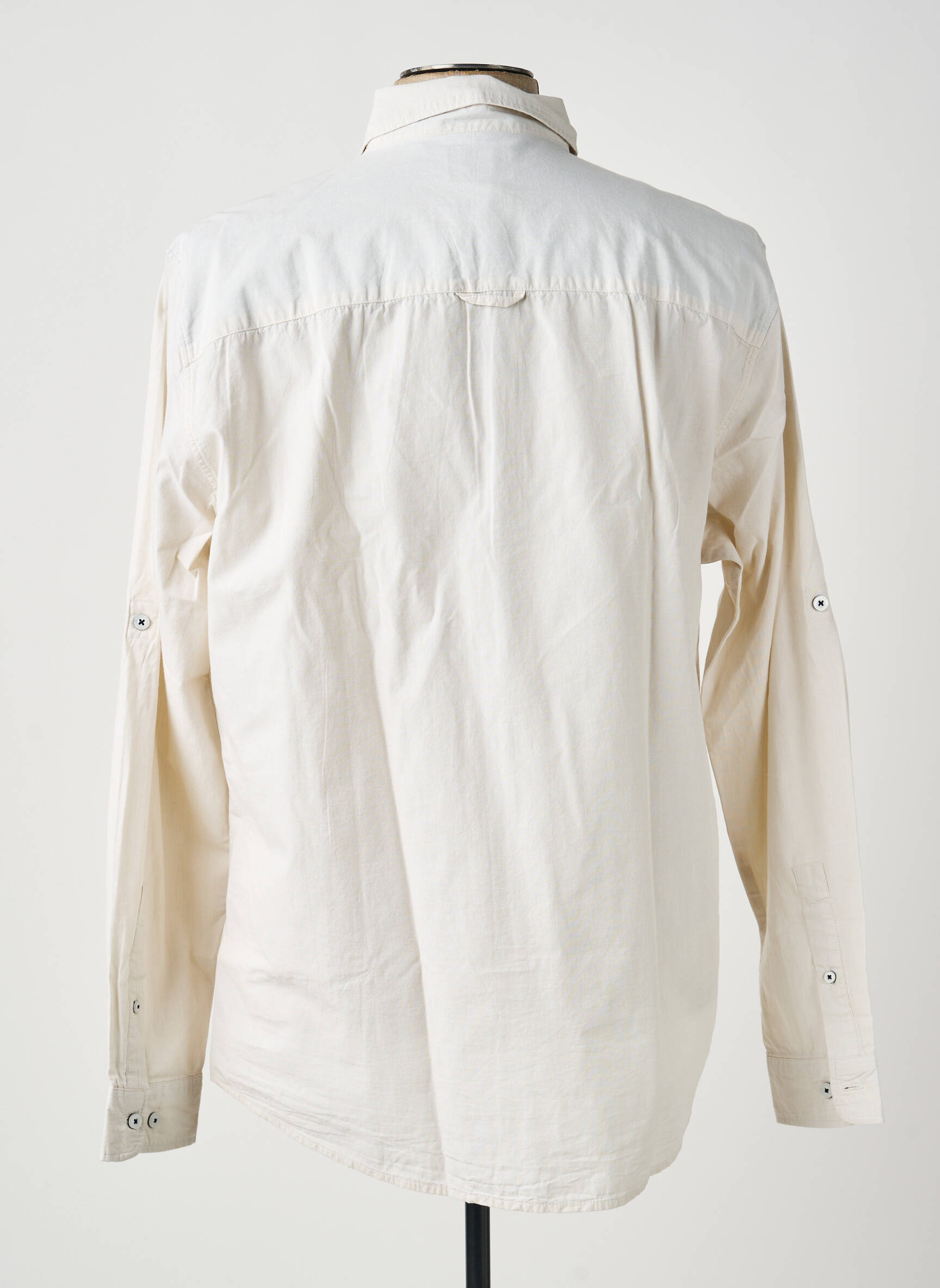 Chemise manches longues poches beige TIFFOSI homme