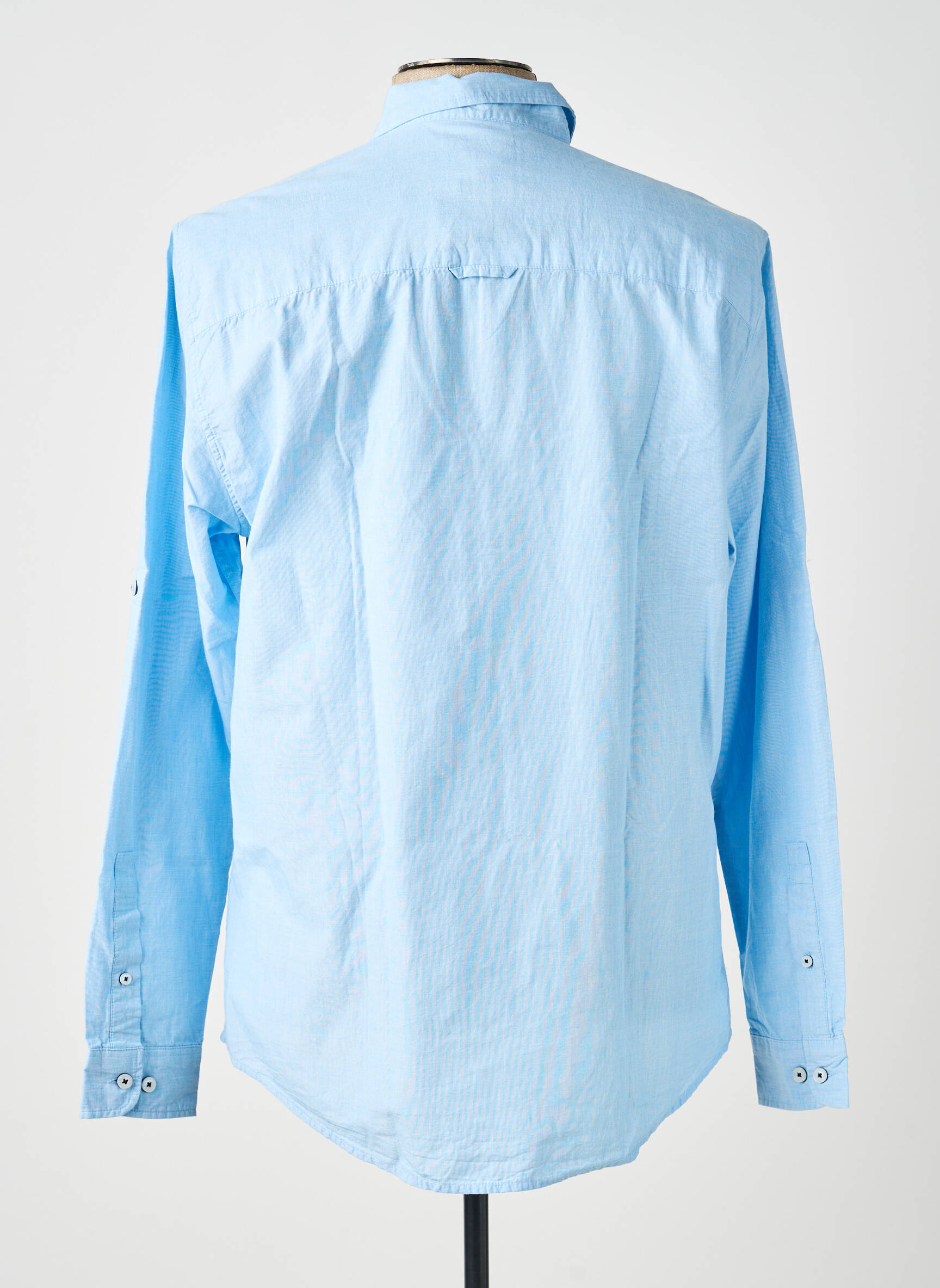 Chemise manches longues poches bleu TIFFOSI homme