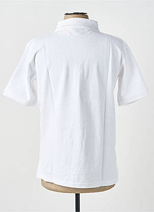 Polo coupe droite manches courtes blanc GWEN & BLACK homme