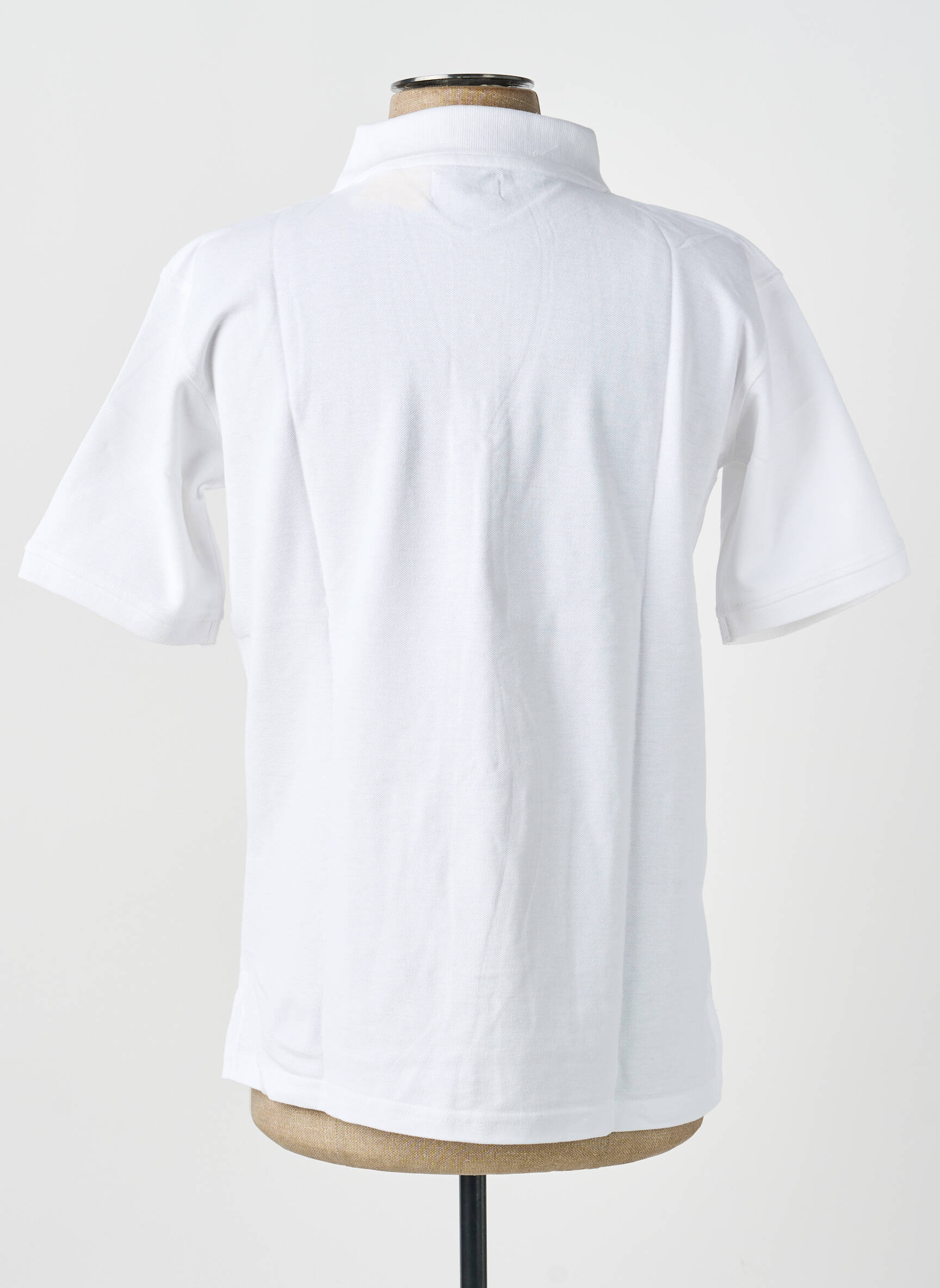 Polo coupe droite manches courtes blanc GWEN & BLACK homme