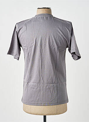 T-shirt broderie manches courtes gris GWEN & BLACK homme